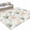 White, Green, Gold, variant on 5'x7' Area Rugs, Orange Sage Green Palm Leaves Indoor Outdoor Area Rug for Living Room Bedroom, Farmhouse Summer Botanical Washable Bathroom Rugs Kitchen Floor Carpet Mats Home Decor Aesthetic