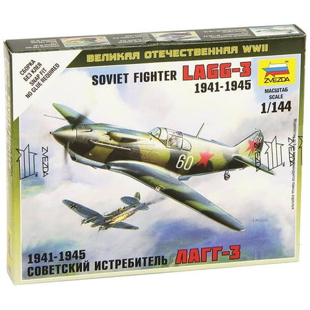 Zvezda #6118 1/144 Scale Unpainted Miniature Figure - Soviet Fighter