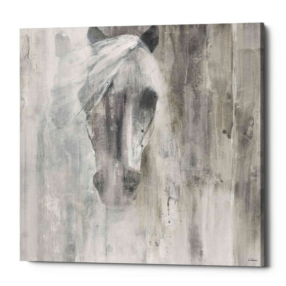 Epic Graffiti 'Shadow Gray' by Albena Hristova, Canvas Wall Art, 12"x12"