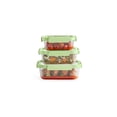thumbnail image 3 of Lekue 100% Airtight Rectangular Glass Food Storage Container, 34 oz, 3 of 4