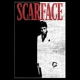 thumbnail image 2 of Men's Scarface Distressed Poster Pull Over Hoodie, 2 of 4