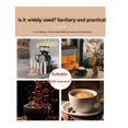 thumbnail image 5 of Distribuidor de Café en Polvo de Acero Inoxidable 304 con Tapa de Nogal, Nivelador de Café con Profundidad Ajustable, Apisonador Manual para Café Expreso, Color Plateado, C, 5 of 5