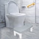 thumbnail image 5 of Reposapiés para taburete de inodoro – Taburete ergonómico para orinal, elevador ajustable para sentadillas, diseño silencioso antideslizante, reposapiés de plástico moderno, 5 of 5
