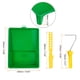 thumbnail image 2 of 14uds Pintura Rodillo Kit, Pintura Herramientas, 8" Pl?stico Bandeja, 4" Pintura Rodillo, Marco, Pintura Agitar Palo, 1" Grosor Qu?mica Fibra Pintura Cepillos Unique Bargains kits de herramientas de pintura, 2 of 8