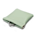 thumbnail image 4 of Oirlv 5-Pack 3.5" Mint Green Leather Magnetic Closure Pouches, Portable Jewelry & Accessory Storage Bags for Travel, 4 of 6