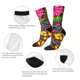thumbnail image 4 of Fotbe Butterfly Garden Calcetas Largas con Estampado para Hombre y Mujer – Calcetas de Compresión Transpirables y Elásticas, Viajar y Uso Diario Talla 5-11, 4 of 6