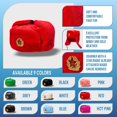 thumbnail image 3 of HAHDAXIA Ushanka Russian Fur Hat - Soviet Army Trapper Hat, 3 of 6