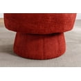 thumbnail image 7 of 360 Degree Swivel Accent Chair, Cuddle Barrel Sofa Chair Round Armchairs with Wide Upholstered, Fluffy Fabric Lounge Chair Reading Chair for Living Room, Bedroom, Office, Waiting Rooms, Red, 7 of 7