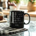 thumbnail image 6 of Domestic Medium Hair Cat Mom's Black Coffee Mug, I Just Want To Be A Stay At Home Mom, 6 of 7