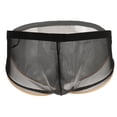 thumbnail image 2 of Para Hombre De La Ropa Interior Atractiva Del Acoplamiento De Corte Dorado Y Pantalones Cortos Calzoncillos Boxer Calzoncillos S Negro, 2 of 9