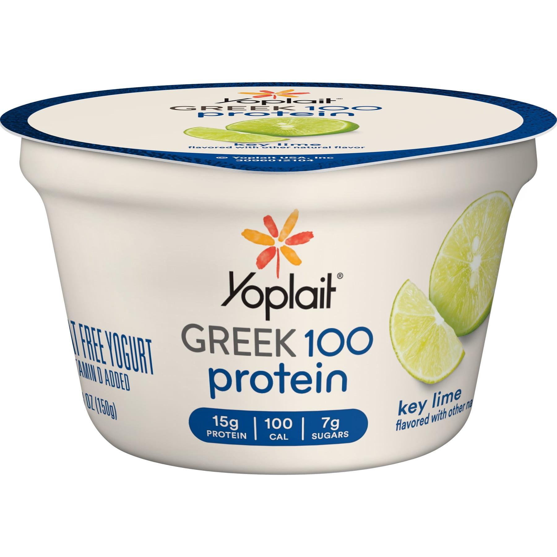Yoplait Greek 100 Protein Yogurt Key Lime, 5.3 oz Cup