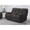 Charcoal, variant on New Classic Furniture Bravo Polyester Fabric Power Console Loveseat in Stone