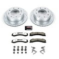 thumbnail image 3 of PowerStop Front Z36 Truck & Tow Carbon-Fiber Ceramic Brake Pad and Drilled and Slotted Rotor Kit Fits: CHEVROLET GMC Select Models K6258-36, 3 of 9