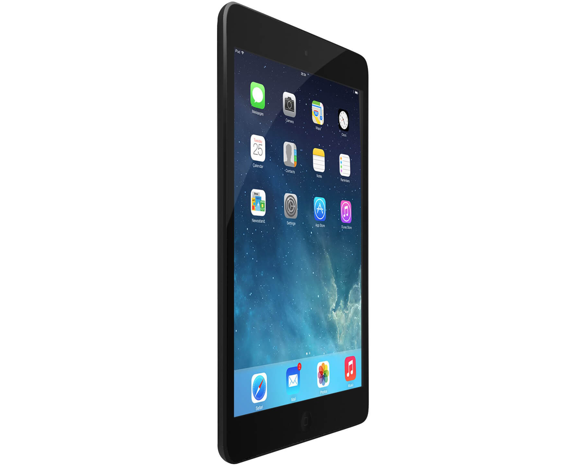 Restored Apple iPad mini 16GB Wi-Fi - Black (Refurbished) - image 2 of 4