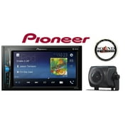 Pioneer MVH-200EX 6.2" Digital Multimedia Receiver (Does NOT Play CDs) w/ ND-BC8 Universal Backup Camera, SOTS Air Freshener