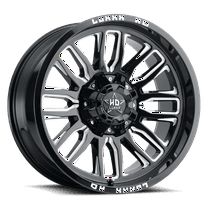 LUXXX HD Alloy Rims LHD26 22X10 6135/139.7 -18 106.1 Gloss Black Milled