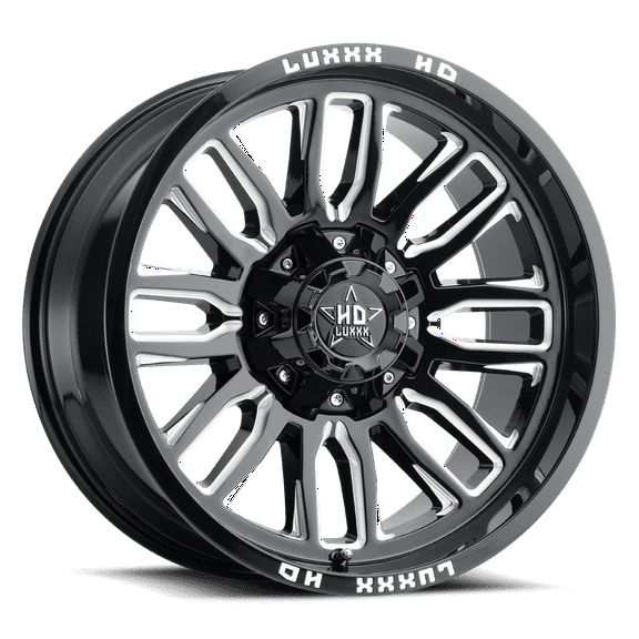 LUXXX HD Alloy Rims LHD26 22X10 6135/139.7 -18 106.1 Gloss Black Milled