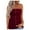Wine, variant on Timegard Womens Tank Tops Button Sleeveless Elastic Waist Tube Tops Comfy Summer Casual Tunic Tops