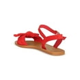 thumbnail image 3 of Women's Bow Knot Two Piece Flat Sandal 20578, 3 of 6