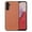 Brown, variant on for Samsung Galaxy A35 Case, Carbon Fiber Leather Slim Protective Cover, Full Protection Strong Impact Resistance Smartphone Protection for Samsung Galaxy A35, Khaki