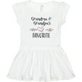 thumbnail image 3 of Inktastic Grandma and Grandpas Favorite- Heart Grandchild Girls Toddler Dress, 3 of 5