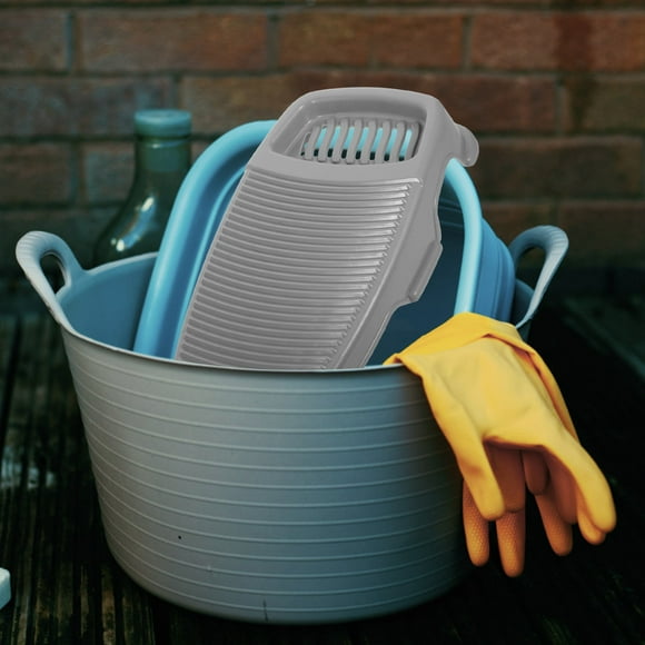 HEALEEP Laundry Washing Board For Clothes Grey Water Saving Hand Wash Board 1Set