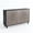 Black + MDF + Adjustable Shelves, variant on FENGFAN 60 Inch Vintage Mandala Carved Sideboard 4 Door Push-to-Open Adjustable Shelves Engineered Wood Dark Walnut Grain Lacquered Buffet Cabinet Single Pack