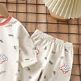 thumbnail image 6 of Duqingm Boys Pajamas Sets Girls Boys Pajamas Soft Viscose from Bamboo Long Sleeve Snug Fit Sleepwear Loungewear Long sleeve Pjs for Girls 6 9 12 18 24 Months 2T 3T 4T,5-6 Years, 6 of 6