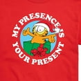 thumbnail image 3 of Garfield - My Presence Is Your Present Christmas - Men's Short Sleeve Graphic T-Shirt, 3 of 5