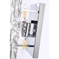 thumbnail image 6 of Elegant Lighting Value Picasso 2 light Chrome Wall Sconce Clear Royal Cut Crystal, 6 of 8