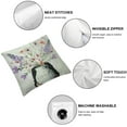 thumbnail image 6 of Acheng  Spring Pillow Covers Set of 2 Wildflowers Lavender Seasonal Decorative Indoor Throw Pillow Covers Cushion Cover for Home Decor Bedroom Living Room Couch Sofa Bed 18x18in, 6 of 7
