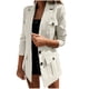 thumbnail image 4 of Trajes para mujeres Blazer Chaquetas Solapa Cabo Capa Abrigo largo Blazers Señoras Casual Traje de oficina Prendas de abrigo Odeerbi ODB-3, 4 of 6