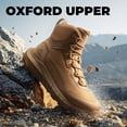 thumbnail image 6 of NORTIV 8 Men's Tactical Hiking Lightweight Cushion Sole for Work All Day Side Zipper Motorcycle Combat Military Boot Arch Support 8 Inches Terrascope, 6 of 8