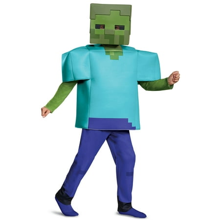Minecraft Zombie Deluxe Child Costume