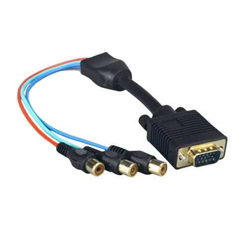 FT VGA HD15 male to RCA RGB red green 
