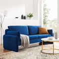 thumbnail image 6 of Modway Indicate Performance Velvet Sofa, Blue, 6 of 8