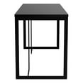 thumbnail image 5 of Lexington Contemporary Modern Desk Metal Base in Black Engineered Wood, 5 of 5