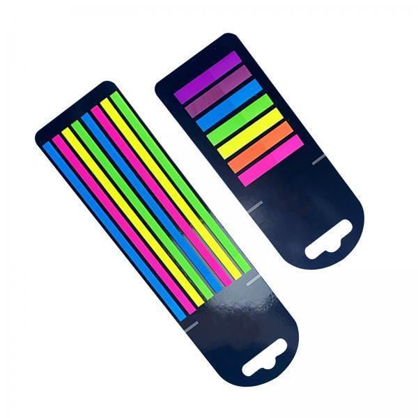 2x Banderas de Notas Adhesivas Cola Marcadores de Libros Multifuncionales