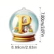 thumbnail image 3 of Adorno para Coche de Acrílico con 26 Letras de Cristal Amarillo, Colgante para Árbol de Navidad, Decoración Del Hogar, 3 of 3