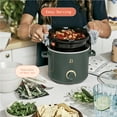 thumbnail image 3 of Beautiful 2-Pack 2qt Slow Cooker, Thyme Green, White Icing by Drew Barrymore, 3 of 15