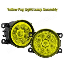 Front Bumper Fog Light 9 LEDs Driving Lamp Yellow For Nissan Sentra 2007-2010 2011 2012