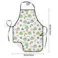 thumbnail image 4 of Zufioo Frog Wear Chef Hat for Lock Hem Apron with Pockets, Stain and Oil Proof Tie-down Apron for Cooking Barbecue Restaurant, Unisex-One Size, 4 of 9