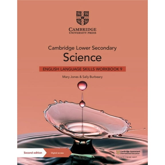 Cambridge Lower Secondary Science Cambridge Lower Secondary Science English Language Skills Workbook 9 with Digital Access (1 Year), (Paperback)
