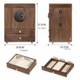 thumbnail image 3 of Wood Makeup Cosmetic Storage Organizer Box Cabinet with Drawers and Mirror, Multi-Function Large Capacity Make Up Shelf Cosmetics, 3 of 9