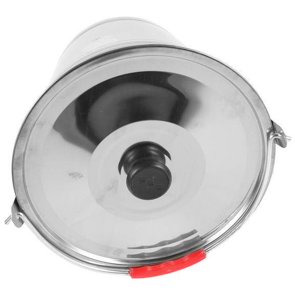 MEIBUTYUP Stainless Steel Car Wash Bucket, 1 Piece Multi-Purpose Bucket for Car Cleaning and Kitchen Use