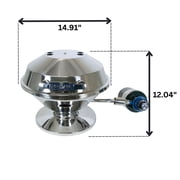Magma C10-105 Beach Fire Stainless Steel Portable Gas Grill