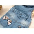 thumbnail image 2 of KIDSCOOL SPACE Baby Denim Overall,Hooded Little Kid Jean Jumper,Light Blue,12-18 Months, 2 of 5