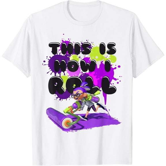 Splatoon T-shirt Splatoon Purple Inkling This Is How I Roll T-Shirt