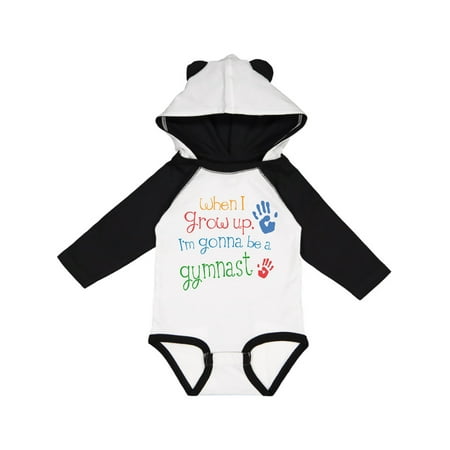 

Inktastic Gymnast Future Gift Baby Boy or Baby Girl Long Sleeve Bodysuit