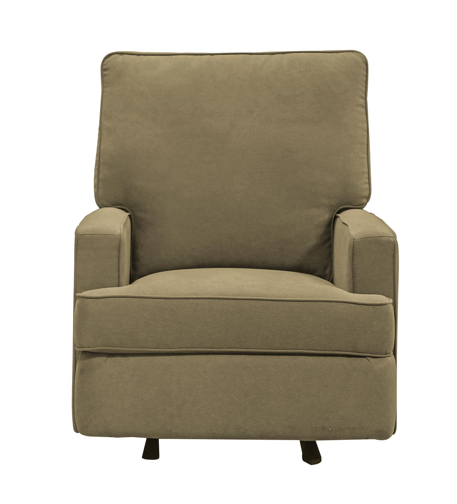 Baby Relax Salma 2-in-1 Rocker Recliner Chair, Olive Green Velvet